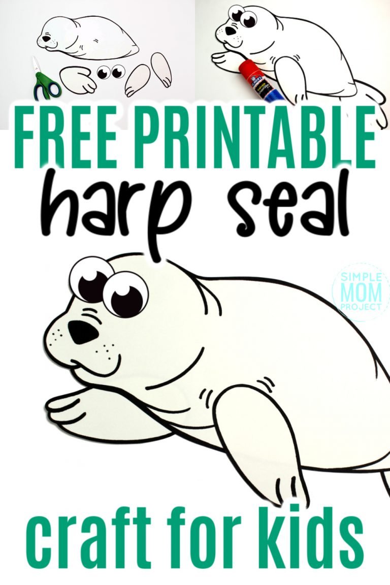 Free Printable Harp Seal Craft for Kids - Simple Mom Project