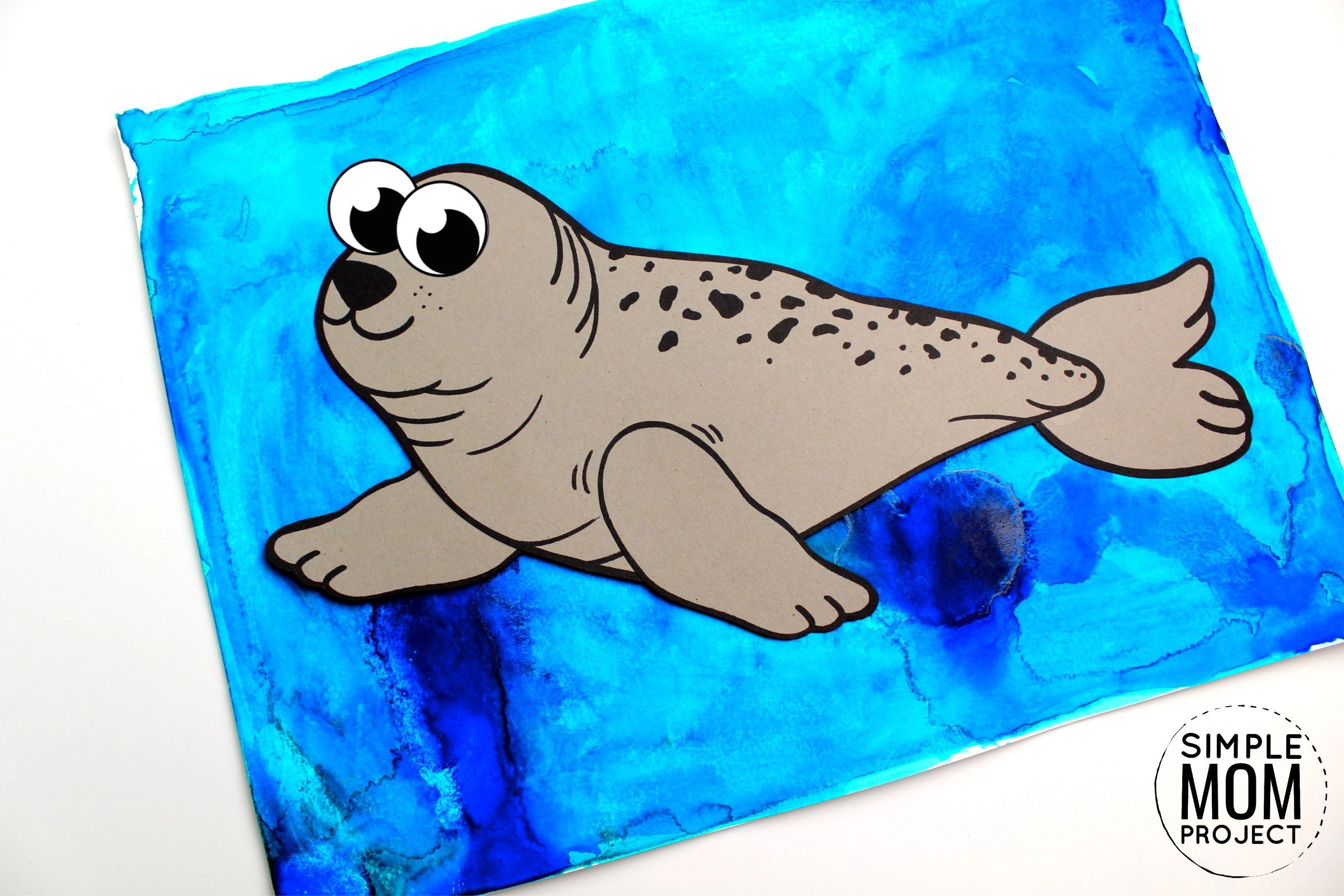 Easy DiY Arctic Seal Craft for Kids with Free Template – Simple Mom Project