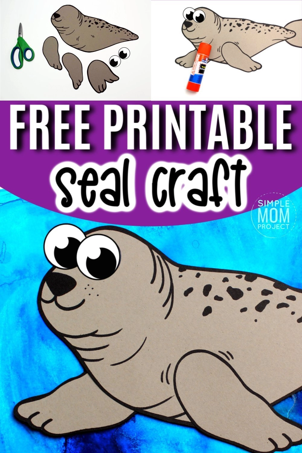 Free Printable Arctic Animal Crafts for Kids – Simple Mom Project