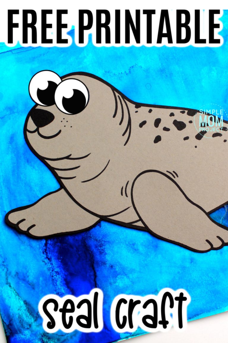 Easy DiY Arctic Seal Craft for Kids with Free Template