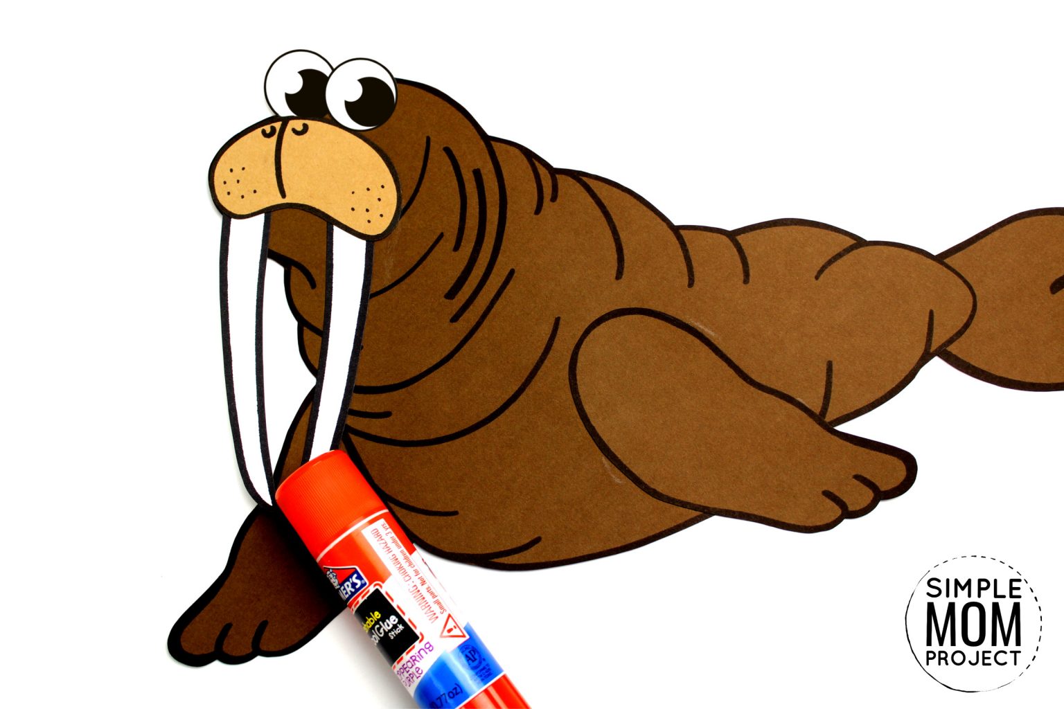 Free Printable Walrus Craft for Kids - Simple Mom Project