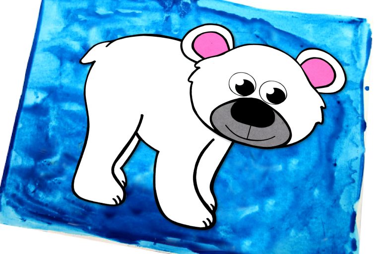 Easy Polar Bear Arctic Animal Craft for Kids - Simple Mom Project