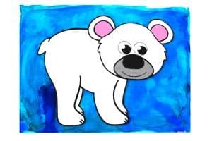 Easy Polar Bear Arctic Animal Craft for Kids - Simple Mom Project