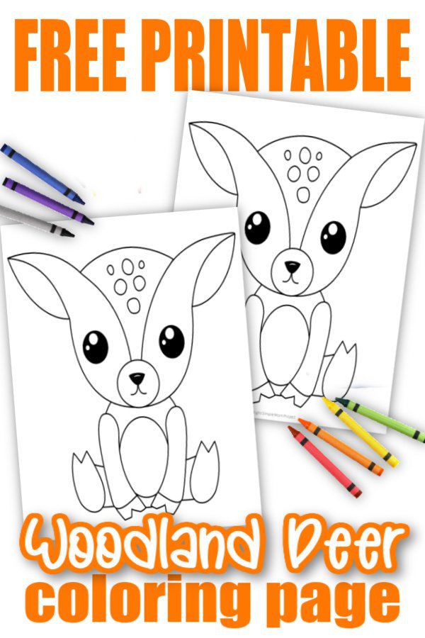 Free Printable Woodland Animal Coloring Pages Simple Mom Project