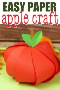 Easy DiY Paper Apple Craft for Kids - Simple Mom Project
