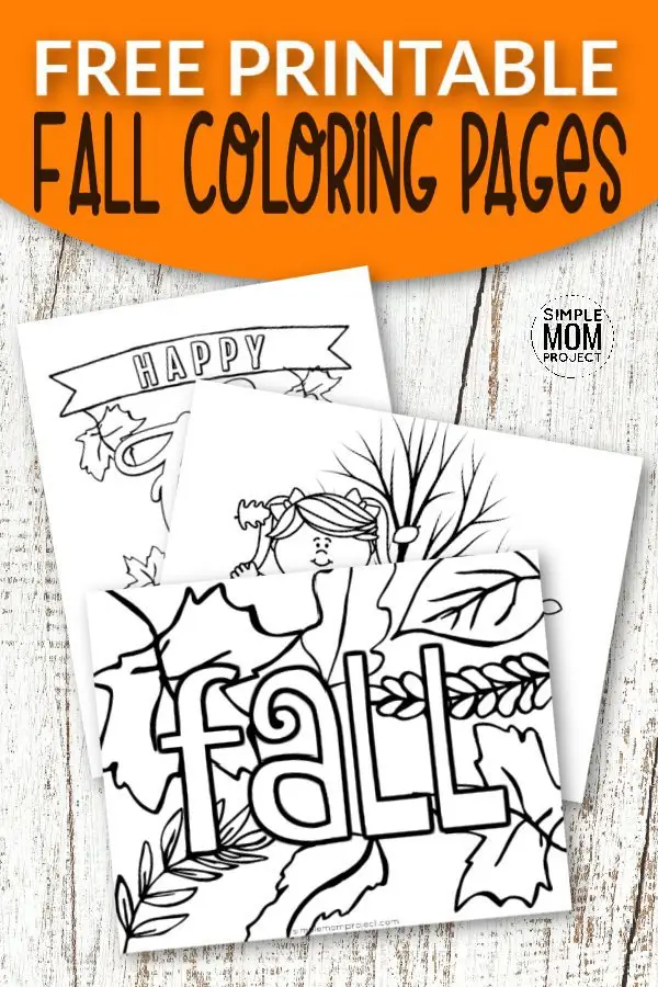 It's fall y'all! Are you ready for the cooler weather? Use these free printable fall autumn coloring pages. They are perfect for kids of all ages including preschoolers, toddlers and kindergartners and will surely help them get excited for the new season! #fallcoloringpages #autumncoloringpages