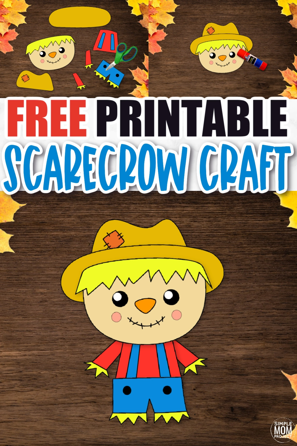 Easy Popsicle Stick Scarecrow Craft Tutorial – Simple Mom Project