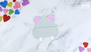 Cute Heart Hippo Craft for Kids – Free Printable Cut and Paste Template