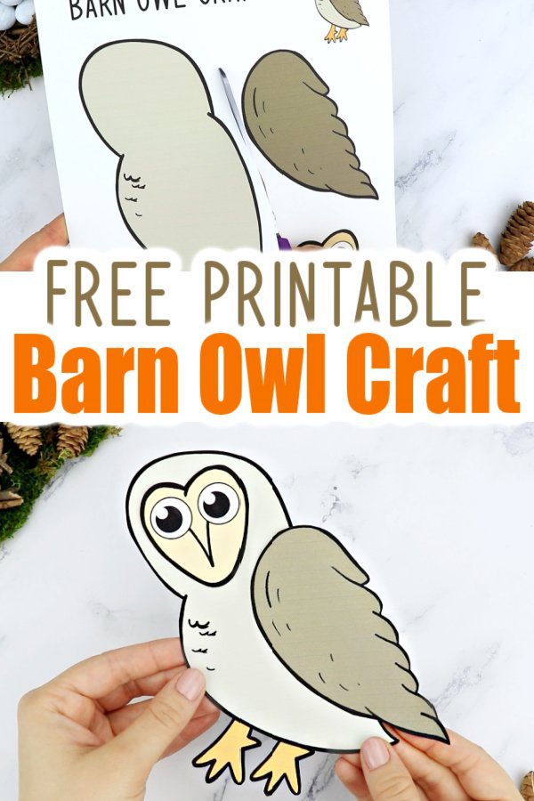 Barn Owl Craft Printable