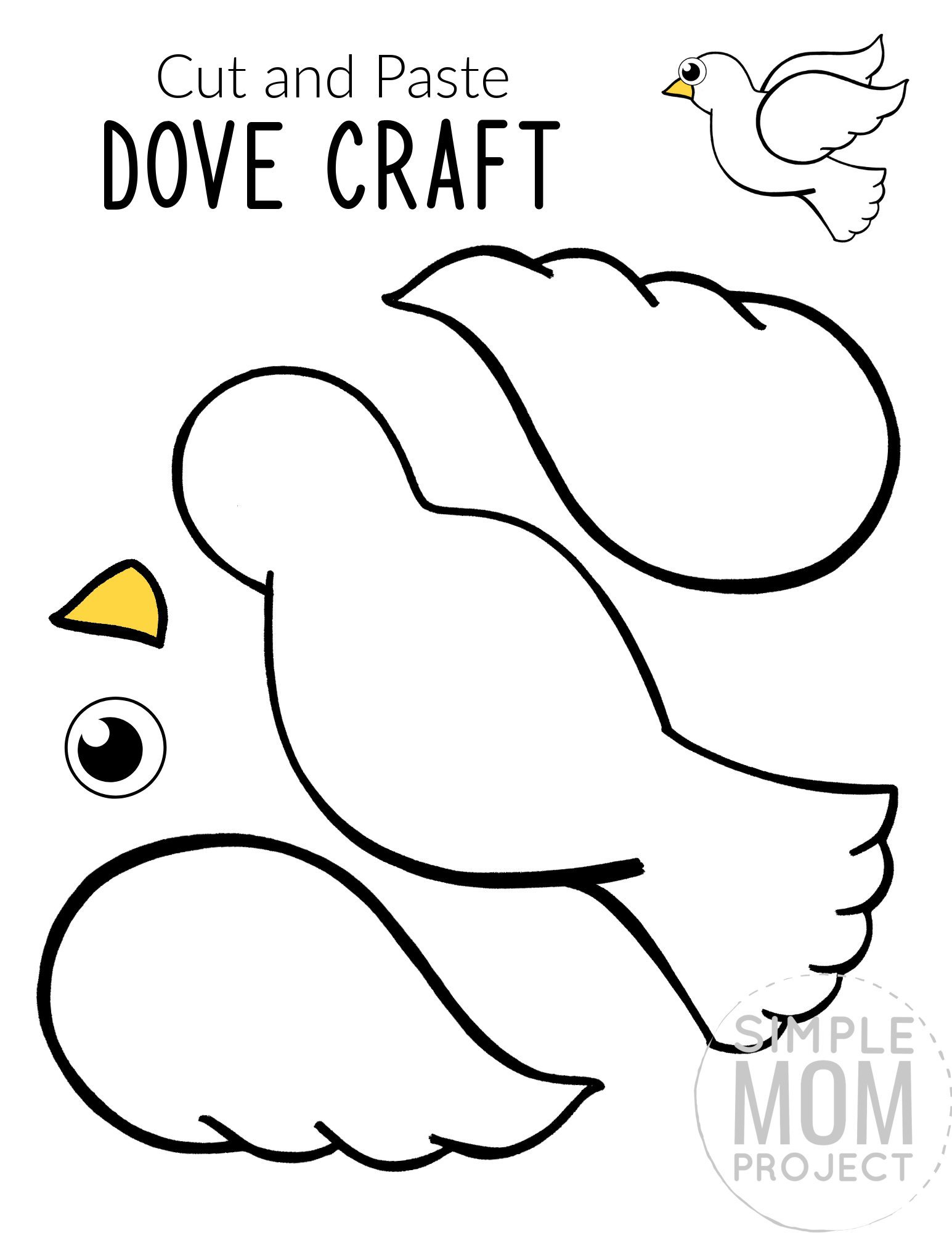 Peace Dove Template Free Printable Templates