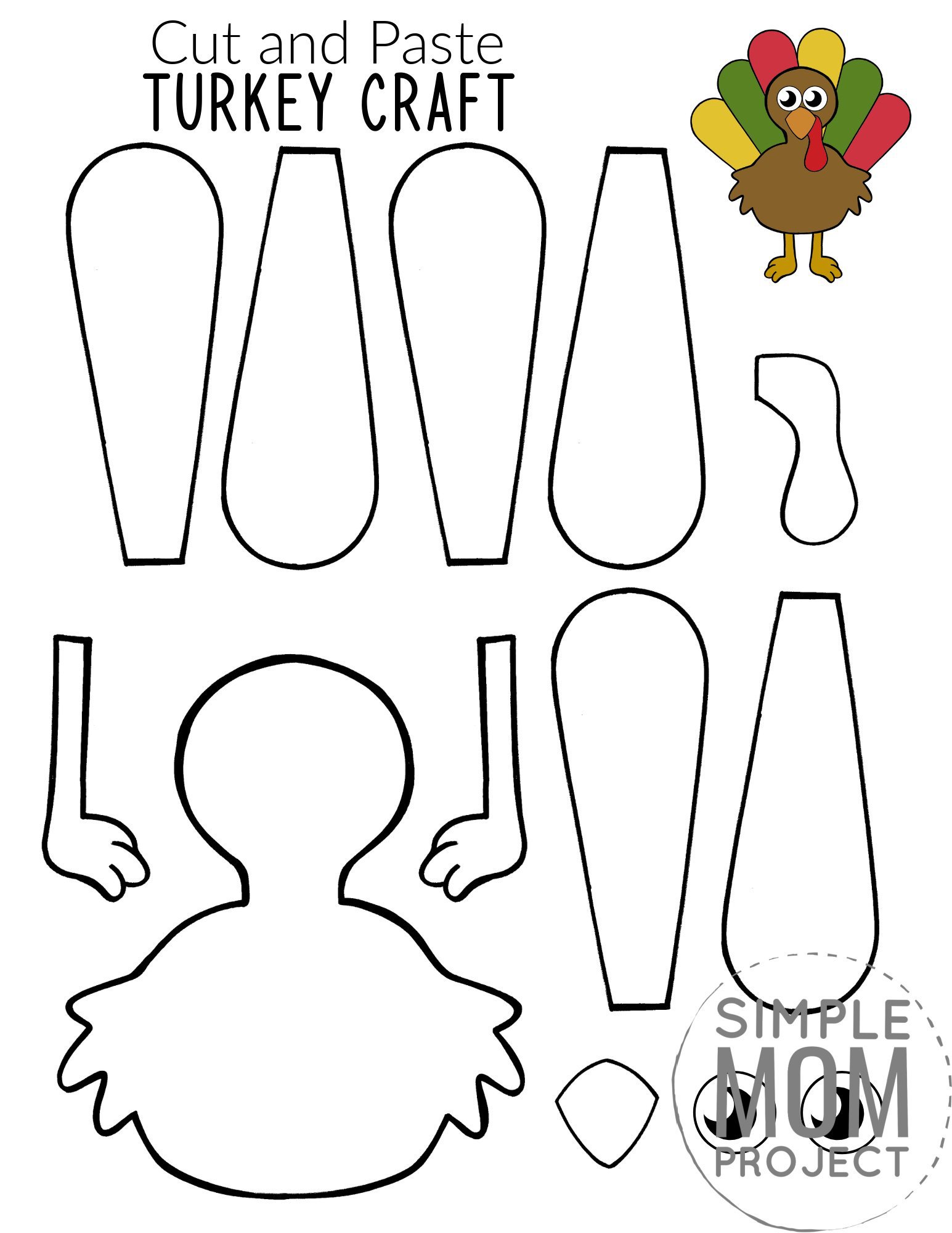 Turkey Printable Craft