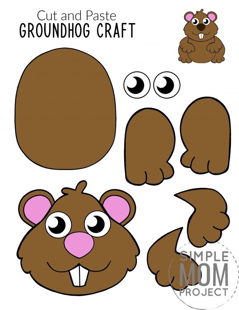 Free Printable Groundhog Template - Printable World Holiday