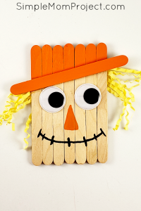 Easy Popsicle Stick Scarecrow Craft Tutorial – Simple Mom Project