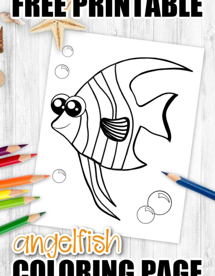 Here’s a truly beautiful way for your kids to learn about the life beneath our oceans. This cute printable Angelfish coloring page is an ideal activity to learn the letter A or use as a sea themed craft for a kindergarten art project. Known for their stunning colors, this Angelfish coloring page encourages kids to express their creativity using all their favorite colors. Grab your free printable Angelfish coloring page today & watch your toddlers magically bring this ocean animal alive!