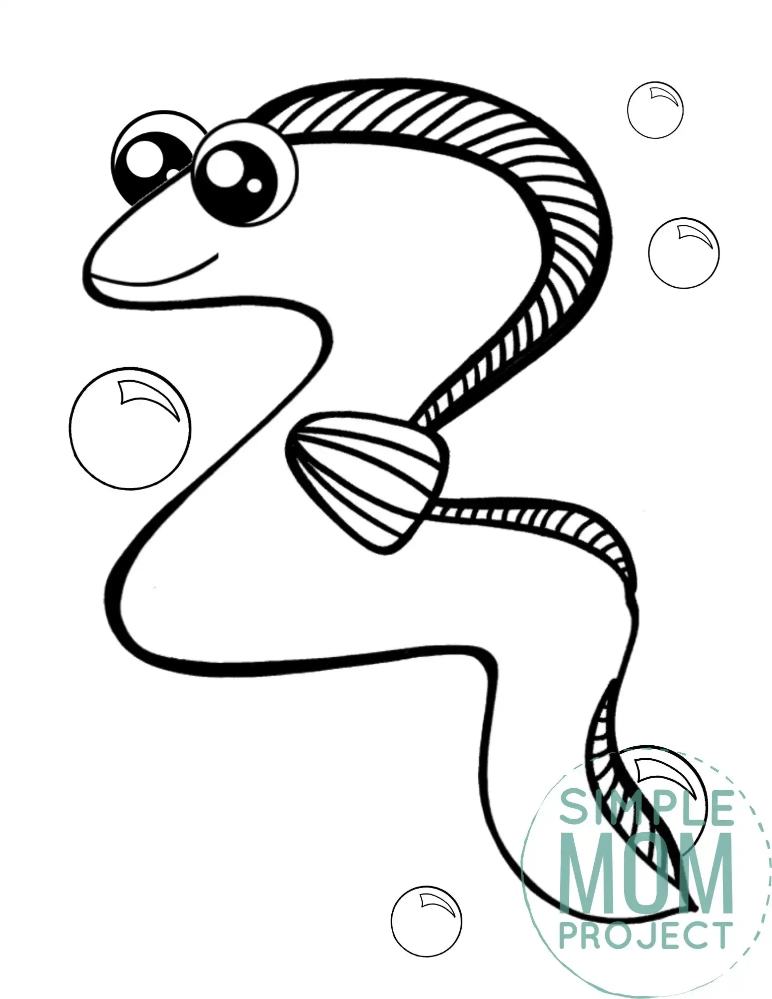 gulper eel coloring pages