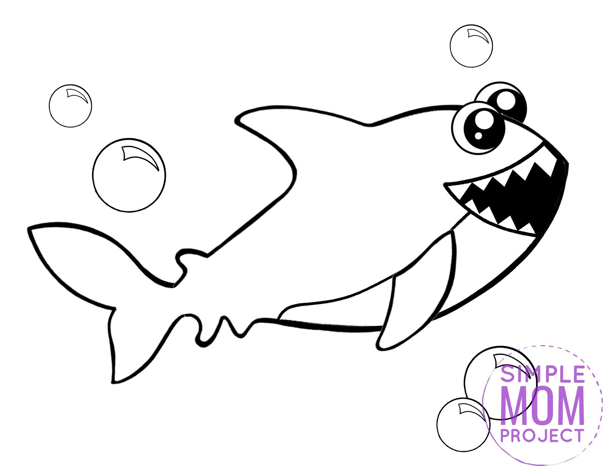 Baby Shark Doo Doo Coloring Pages