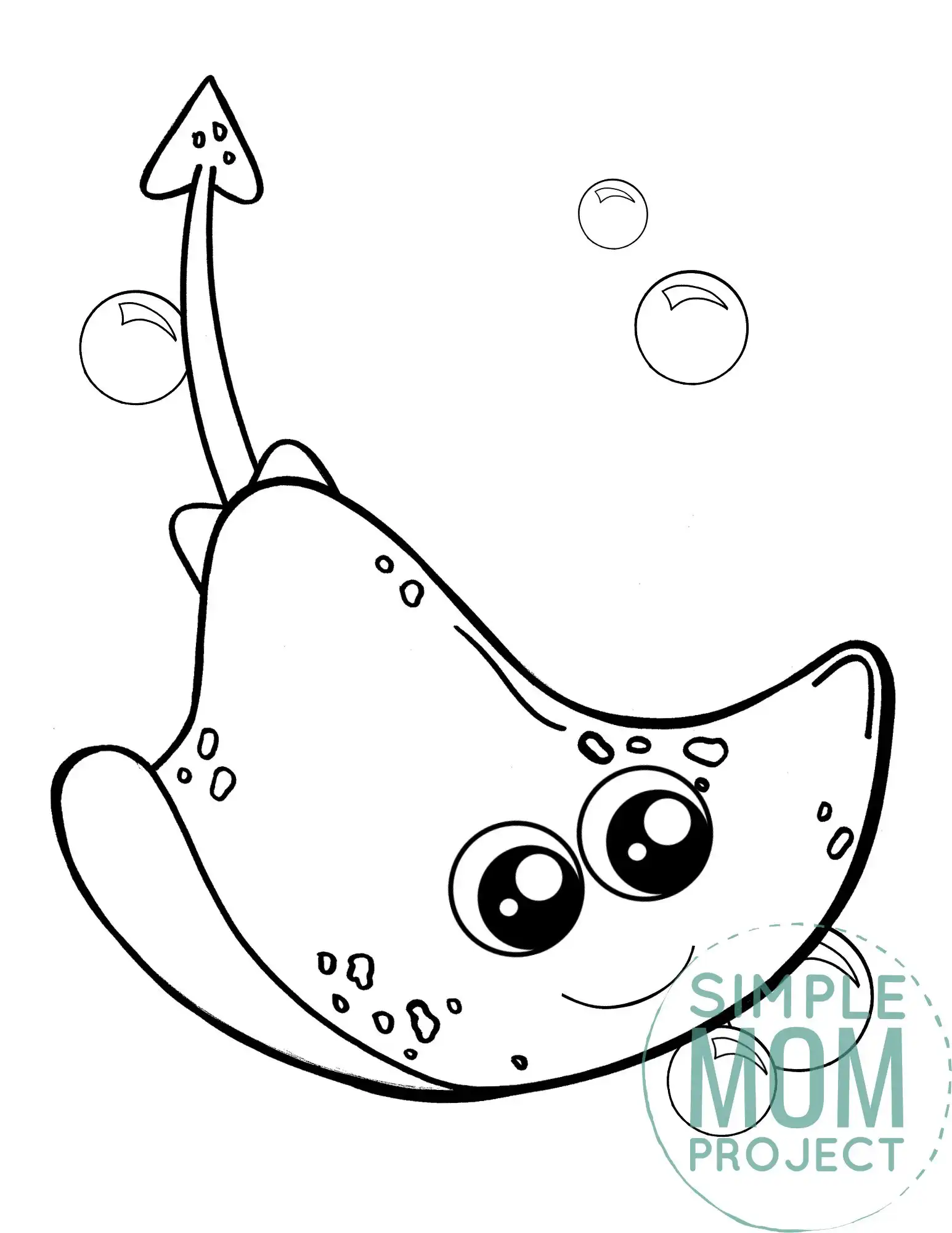 Top 10 Free Printable Stingray Coloring Pages Online