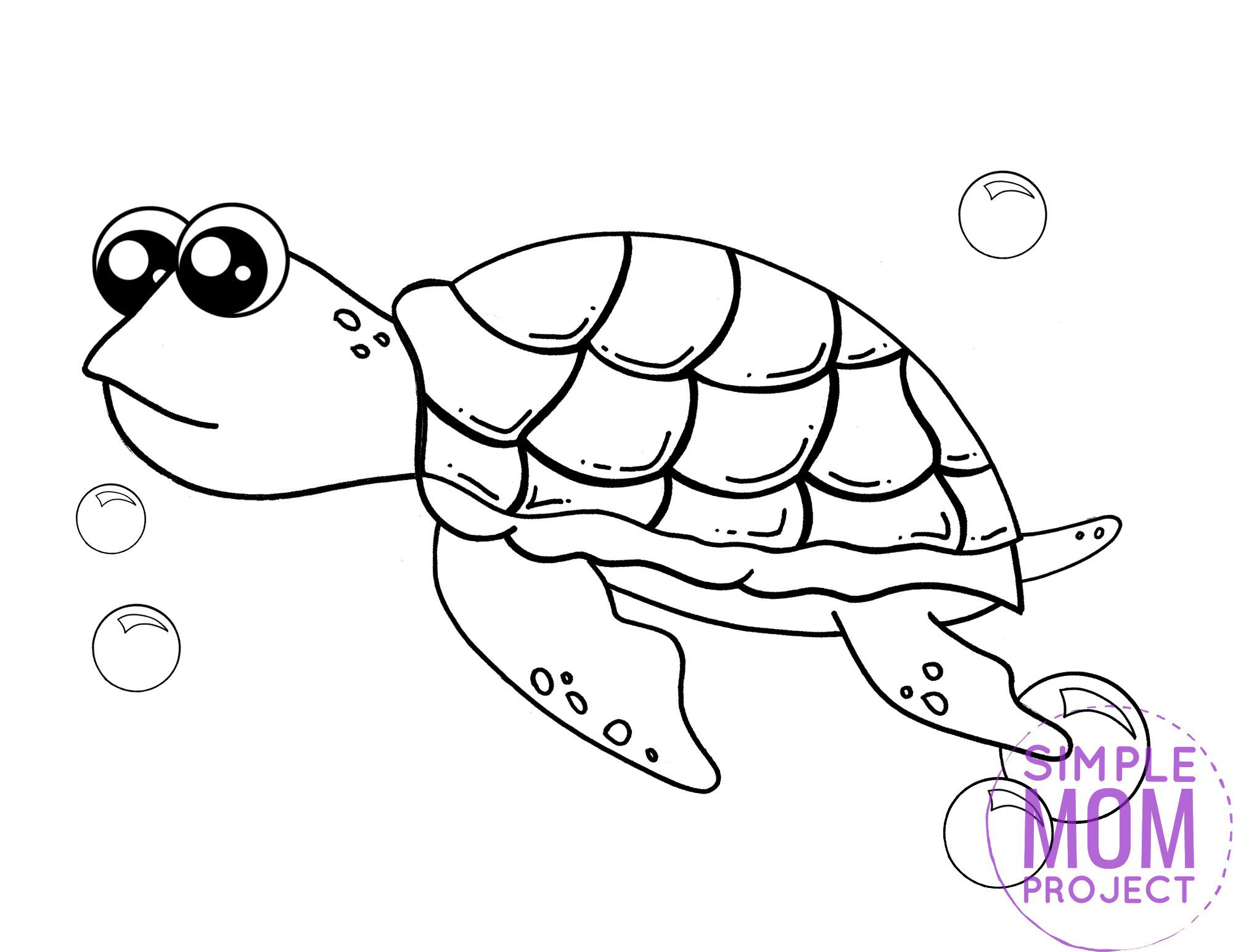 free printable sea turtle coloring pages