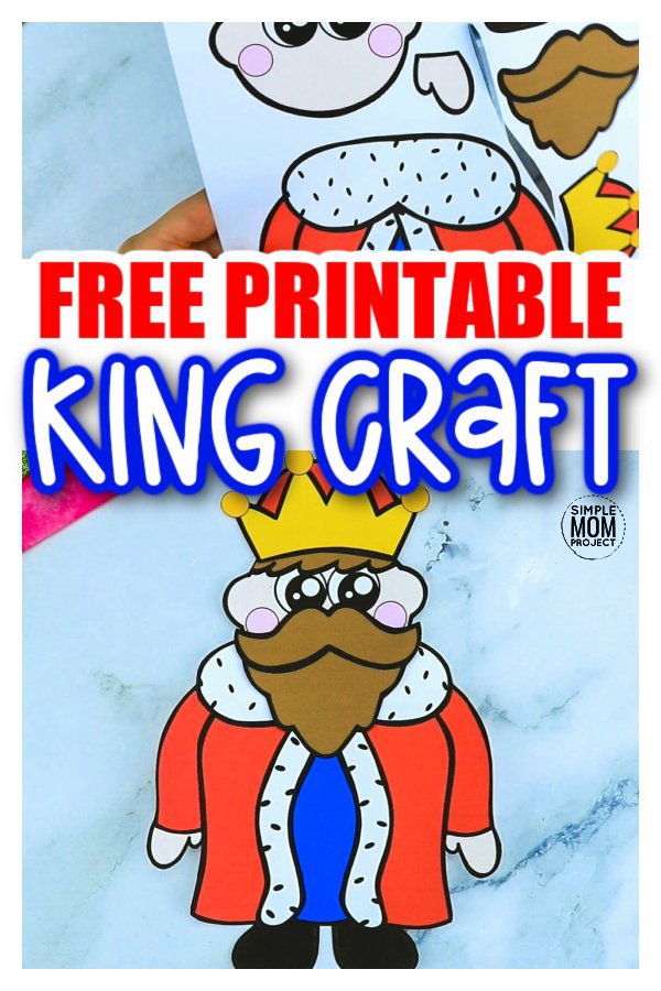 Prince King Paper Crowns Printable Royal Coloring Costume Craft Activity