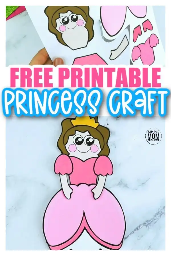 Printable Paper Toy Princess Castle Paper Craft Kit Coloring Pages