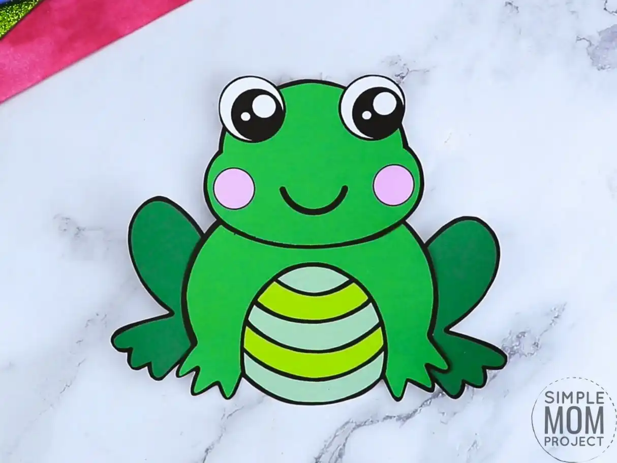 frog drawing - Print now for free