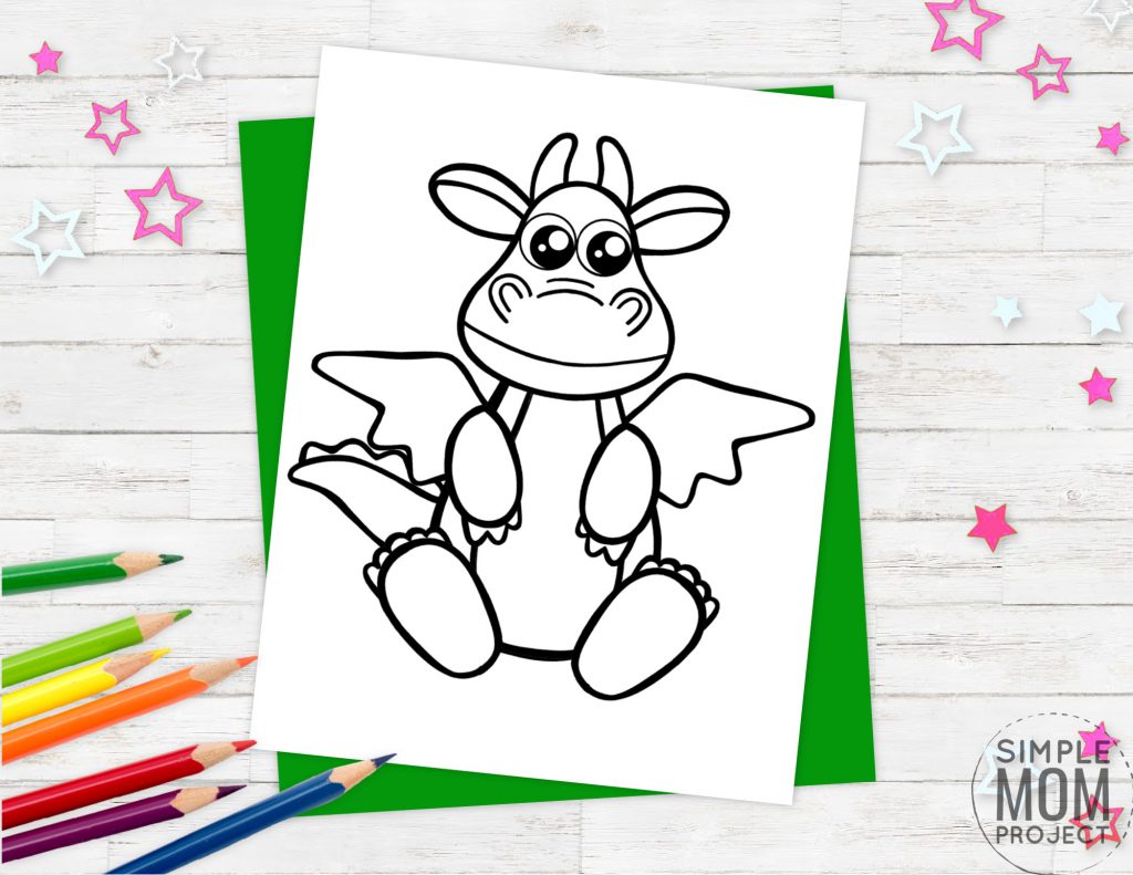 Free Printable Dragon Template – Simple Mom Project