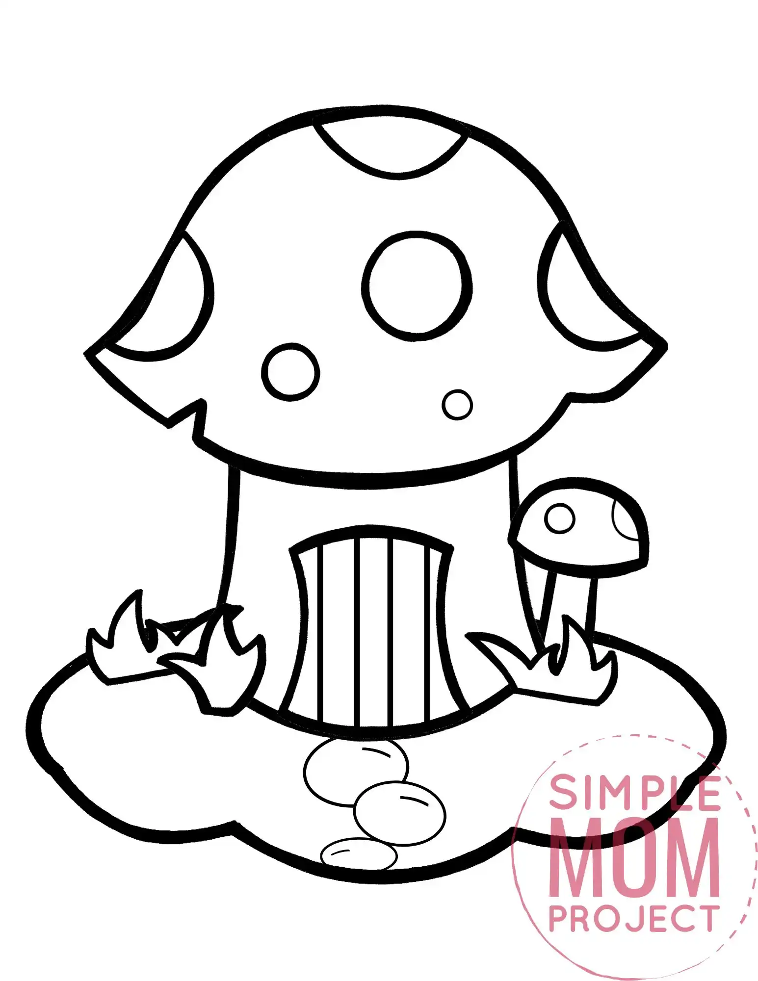 Free Printable Mushroom Template – Simple Mom Project