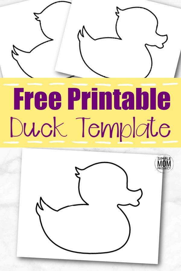 Free Printable Duck Template – Simple Mom Project