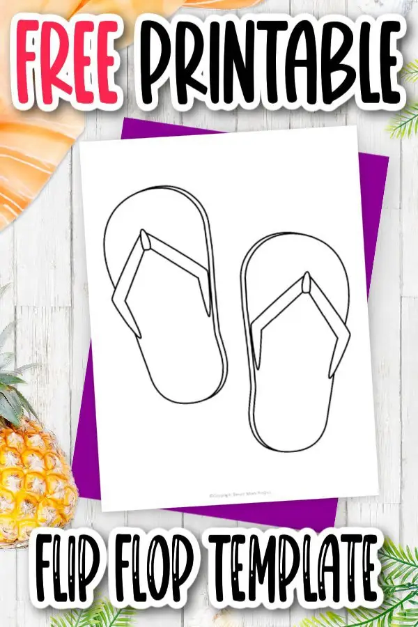 Kids love coloring pages and they love flip flops! Why not use these printable cut out flip flop templates and do both? You can even turn these paper slippers into a fun invitation to a beach bash your throwing. Summer is here! Click to download and print this printable flip flop templates now!