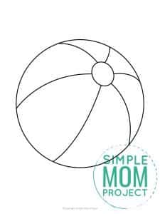 Free Printable Beach Ball Template – Simple Mom Project