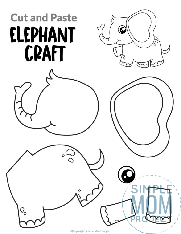 Printable Jungle Safari Animal Craft Templates – Simple Mom Project