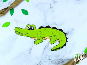 Free Printable Crocodile Craft Template – Simple Mom Project