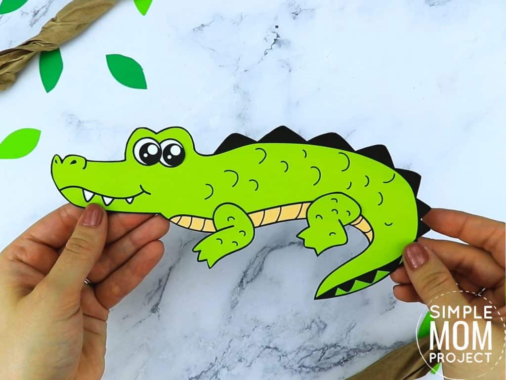 Printable Crocodile Craft Template Printable World Holiday