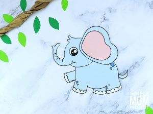 Free Printable Elephant Craft Template – Simple Mom Project