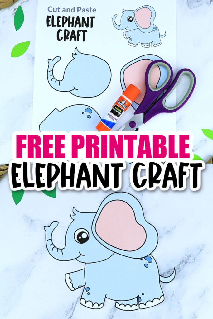 Free Printable Elephant Craft Template – Simple Mom Project