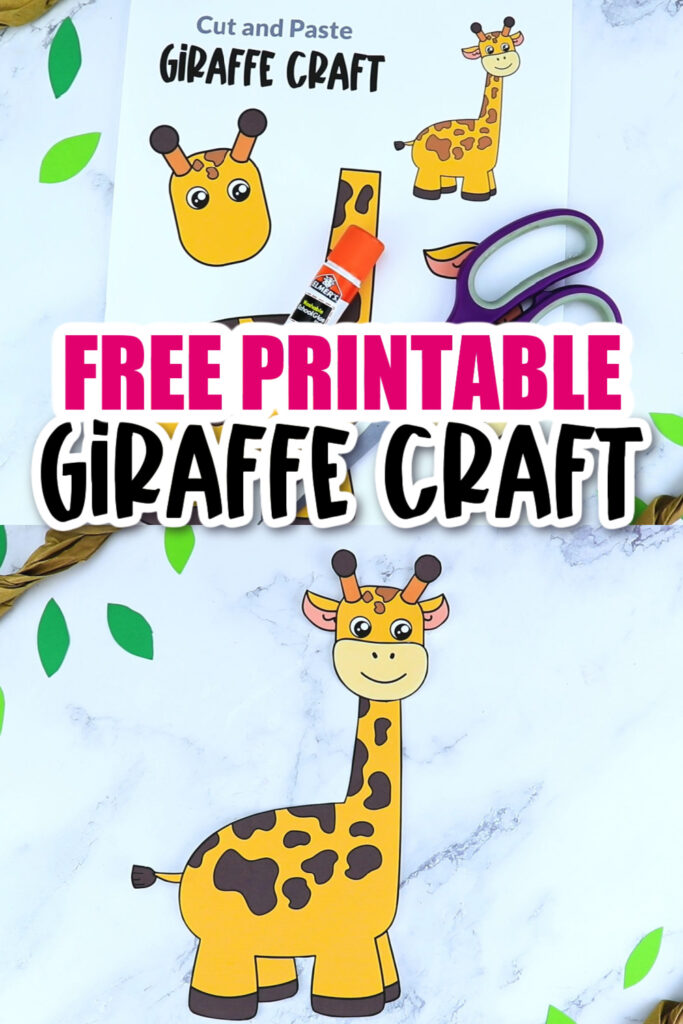 Free Printable Giraffe Craft Template – Simple Mom Project