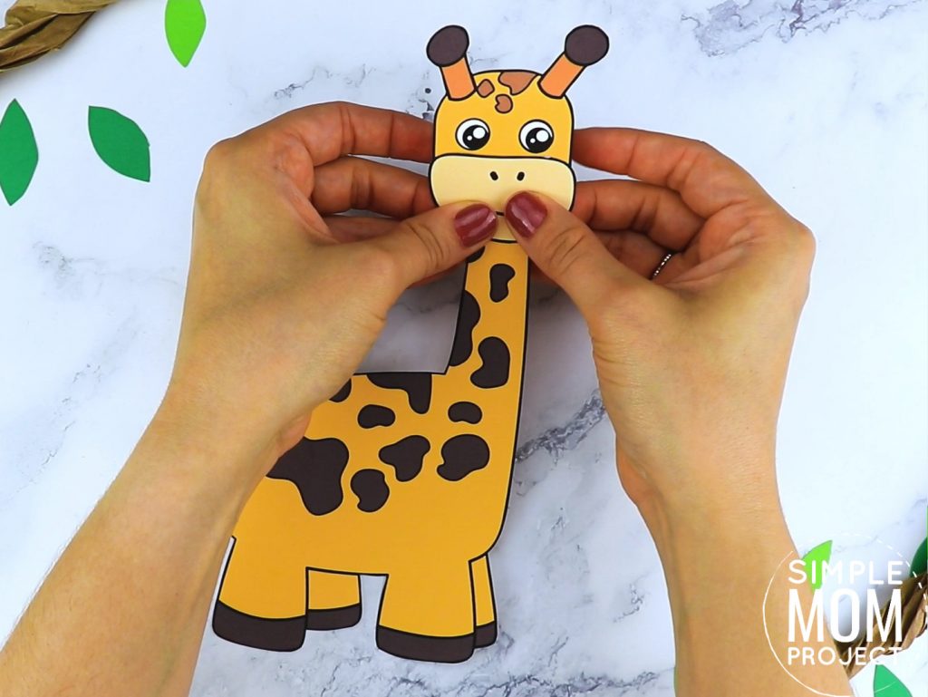 Free Printable Giraffe Craft Template – Simple Mom Project