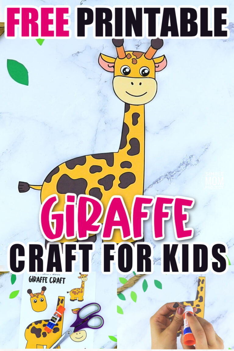 Free Printable Giraffe Craft Template – Simple Mom Project