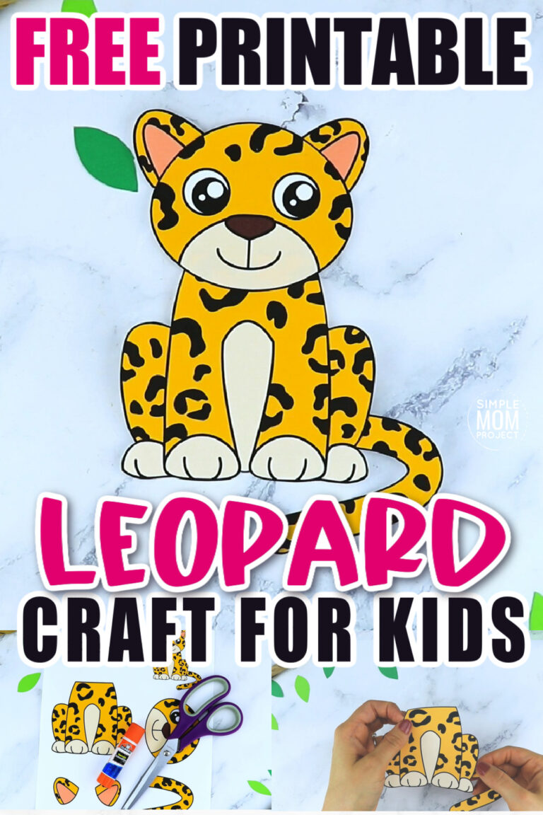 Free Printable Leopard Craft Template – Simple Mom Project