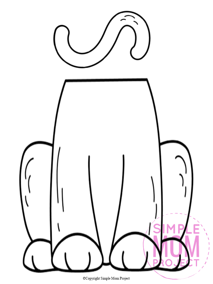 Free Printable Paper Bag Lion Puppet Craft for Kids preschoolers and toddlers
