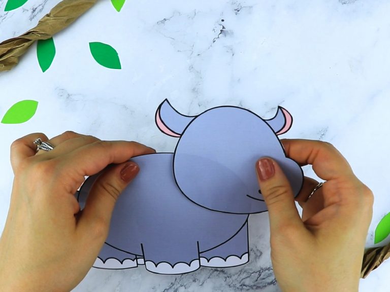 Free Printable Rhino Craft Template Simple Mom Project