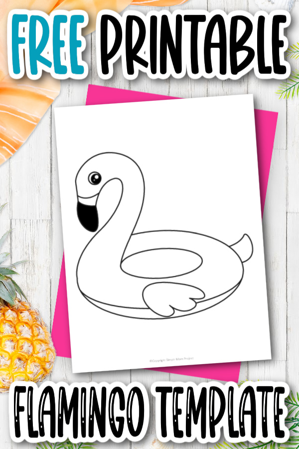 flamingo fun printable pattern