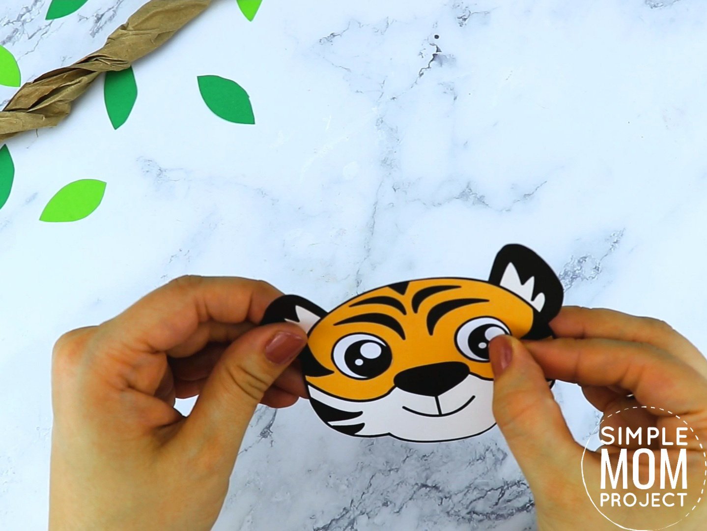 How To Draw a Tiger Easy Printable Lesson For Kids