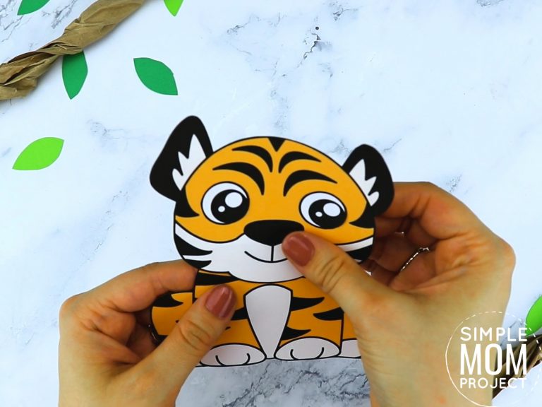 Free Printable Tiger Craft Template - Simple Mom Project