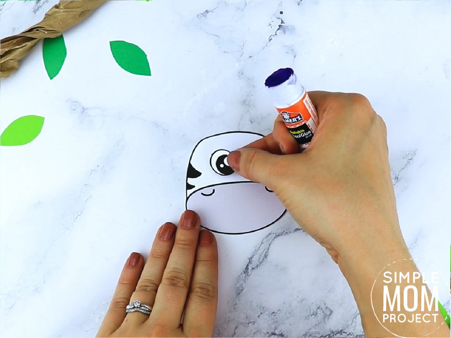 Free Printable zebra Craft for preschoolers, toddlers and kindergartners