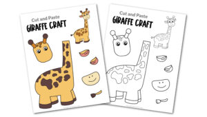 Free Printable Giraffe Craft Template – Simple Mom Project