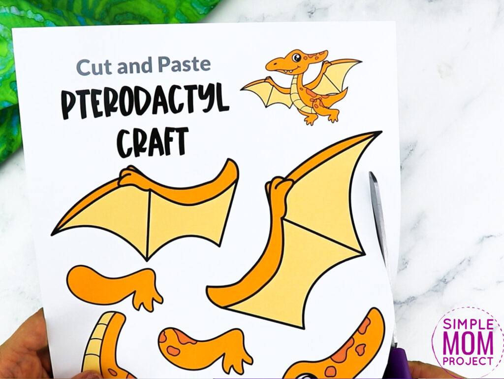 Free Printable Pterodactyl Craft Template - Simple Mom Project