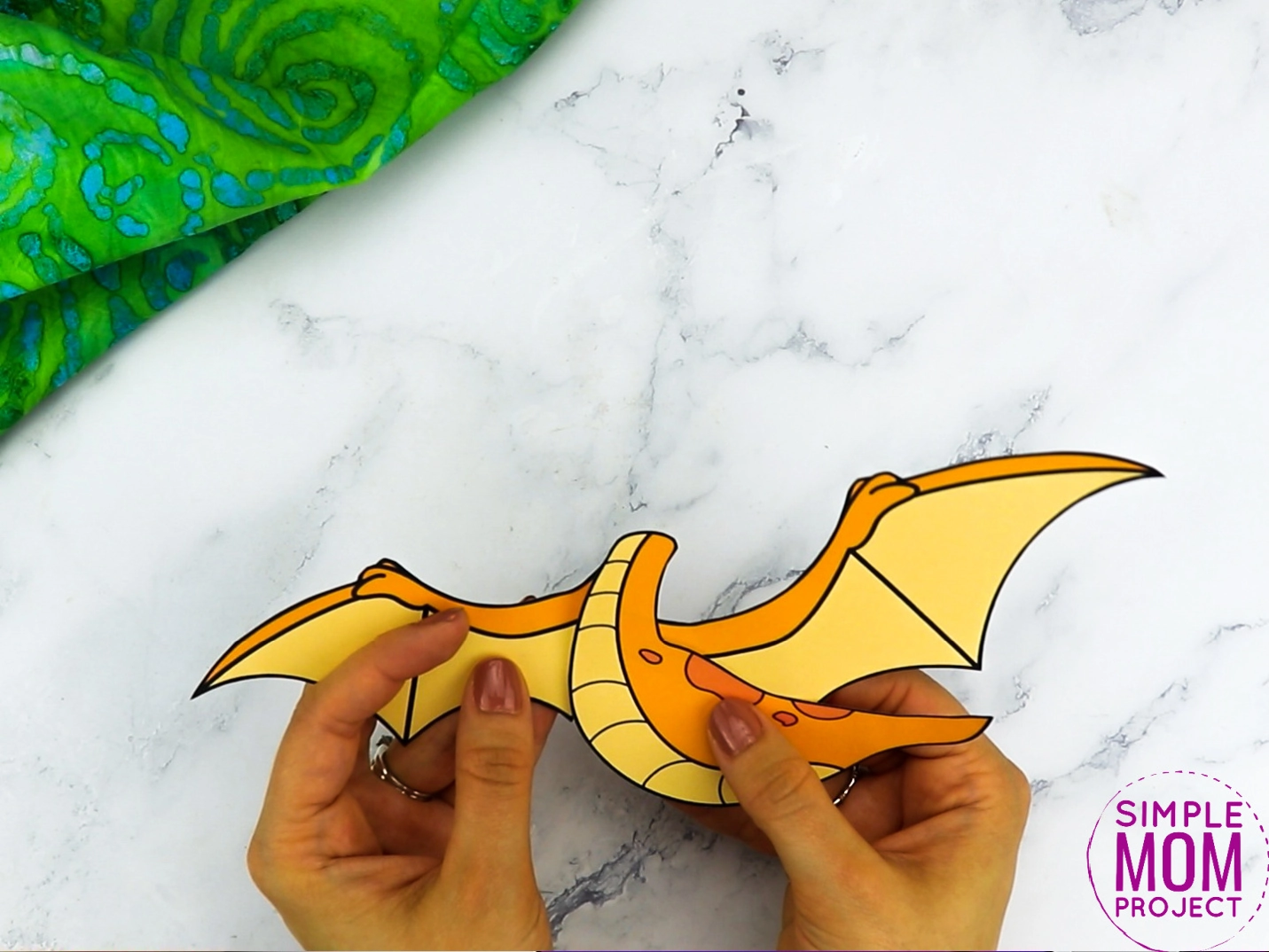 Tiny Pterodactyl Paper Model