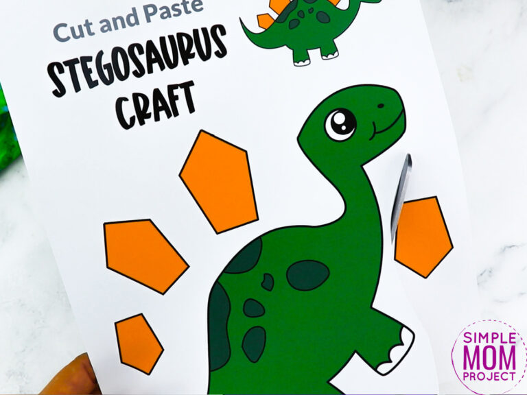 stegosaurus craft preschool