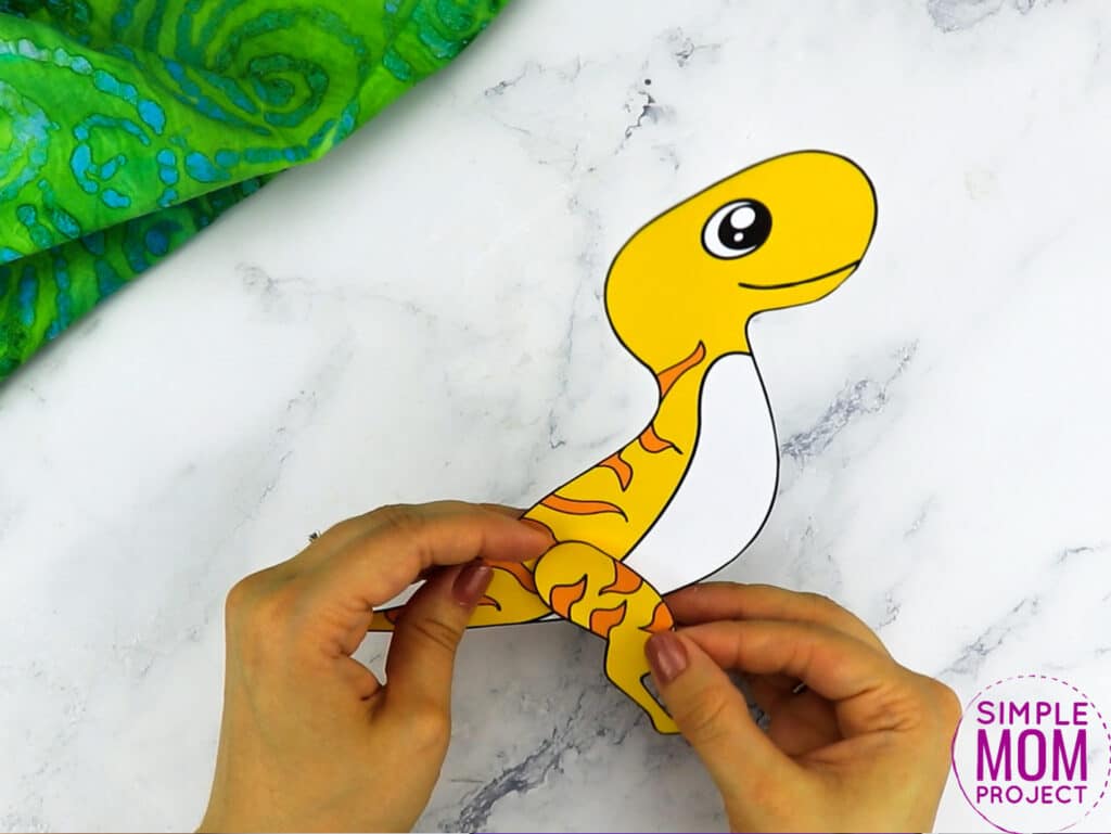 Free Printable Velociraptor Craft Template - Simple Mom Project